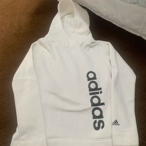 White Adidas Hoodie